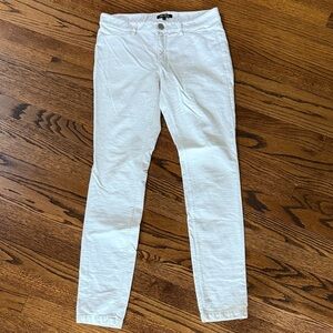 NIC+ZOE Women’s 6 Ivory Denim Skinny Jean Pants